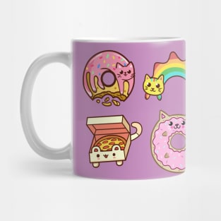 cute donut cats Mug